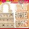 Wooden Day of The Dead Shadow Box Remembrance Picture( Natural)